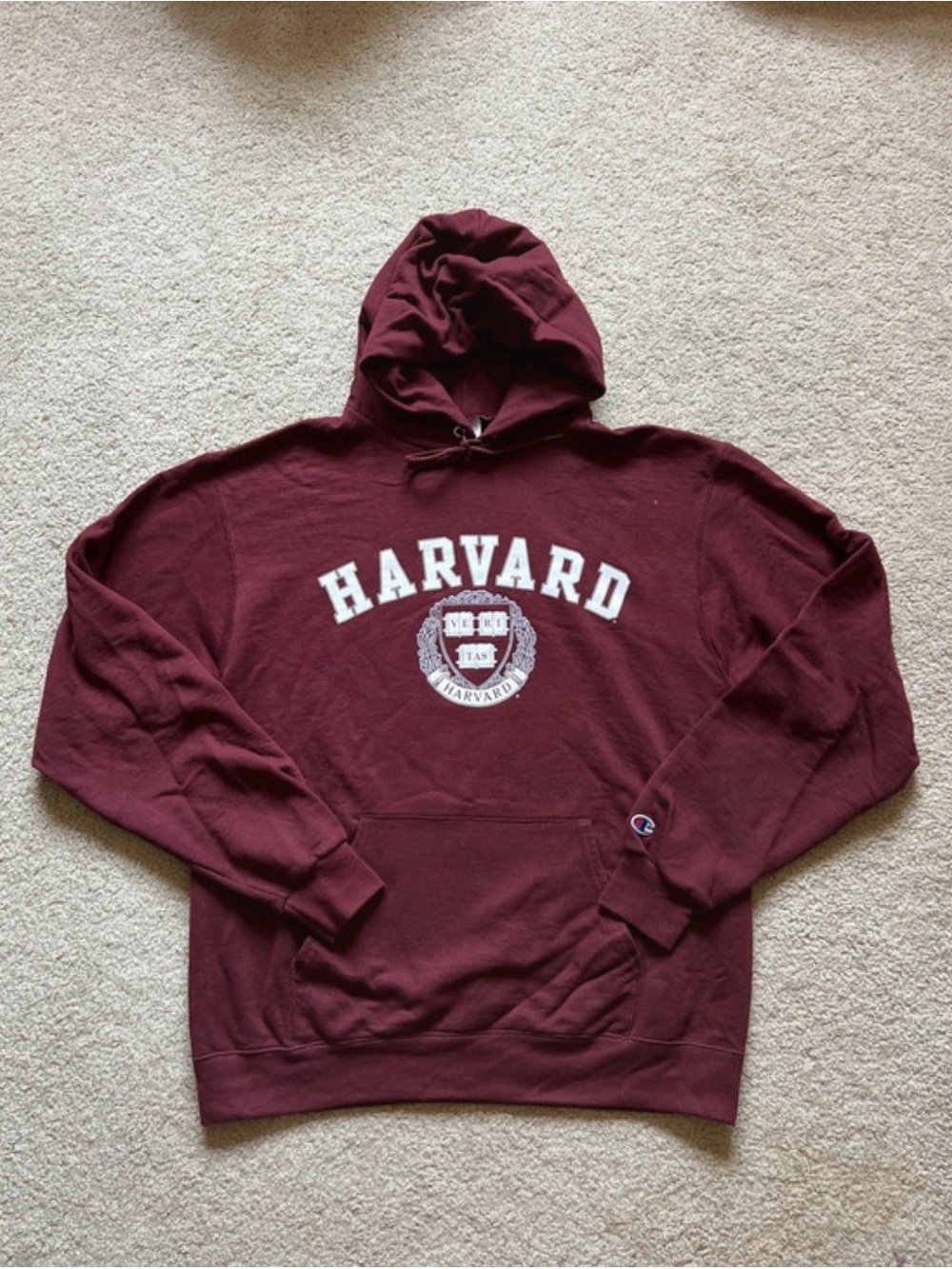 Champion Maroon Harvard Pullover Hoodie